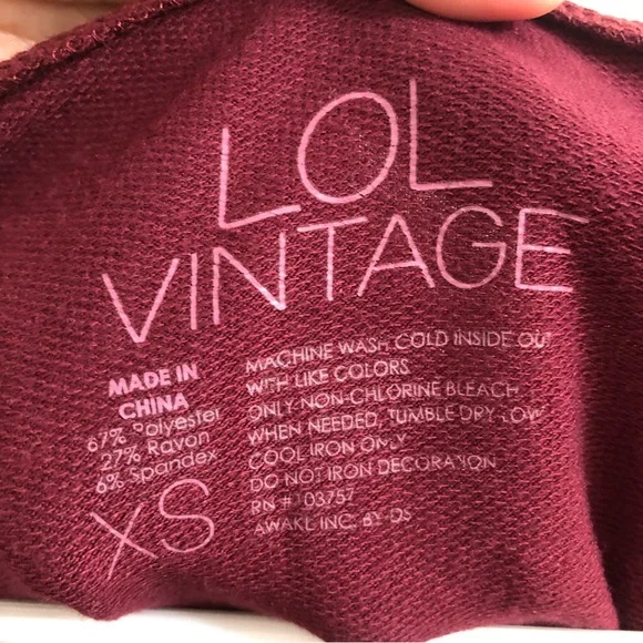 L.O.L. Vintage "Champagne For Breakfast" Sweatshirt - Picture 4 of 9